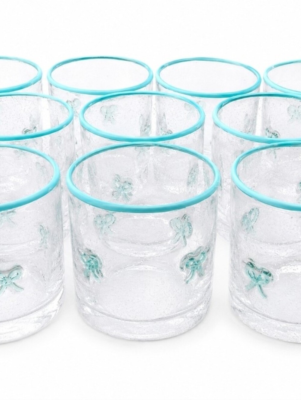 10 Anthropologie Inspired Icon Juice Teal Bow Glasses